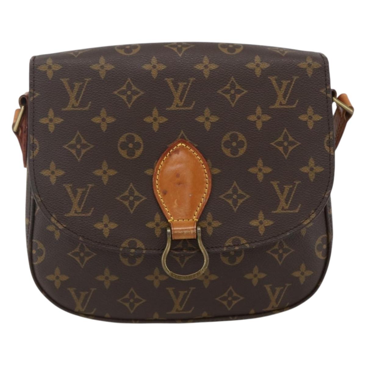 LOUIS VUITTON Monogram Saint Cloud GM Shoulder Bag M51242 LV Auth ep13553