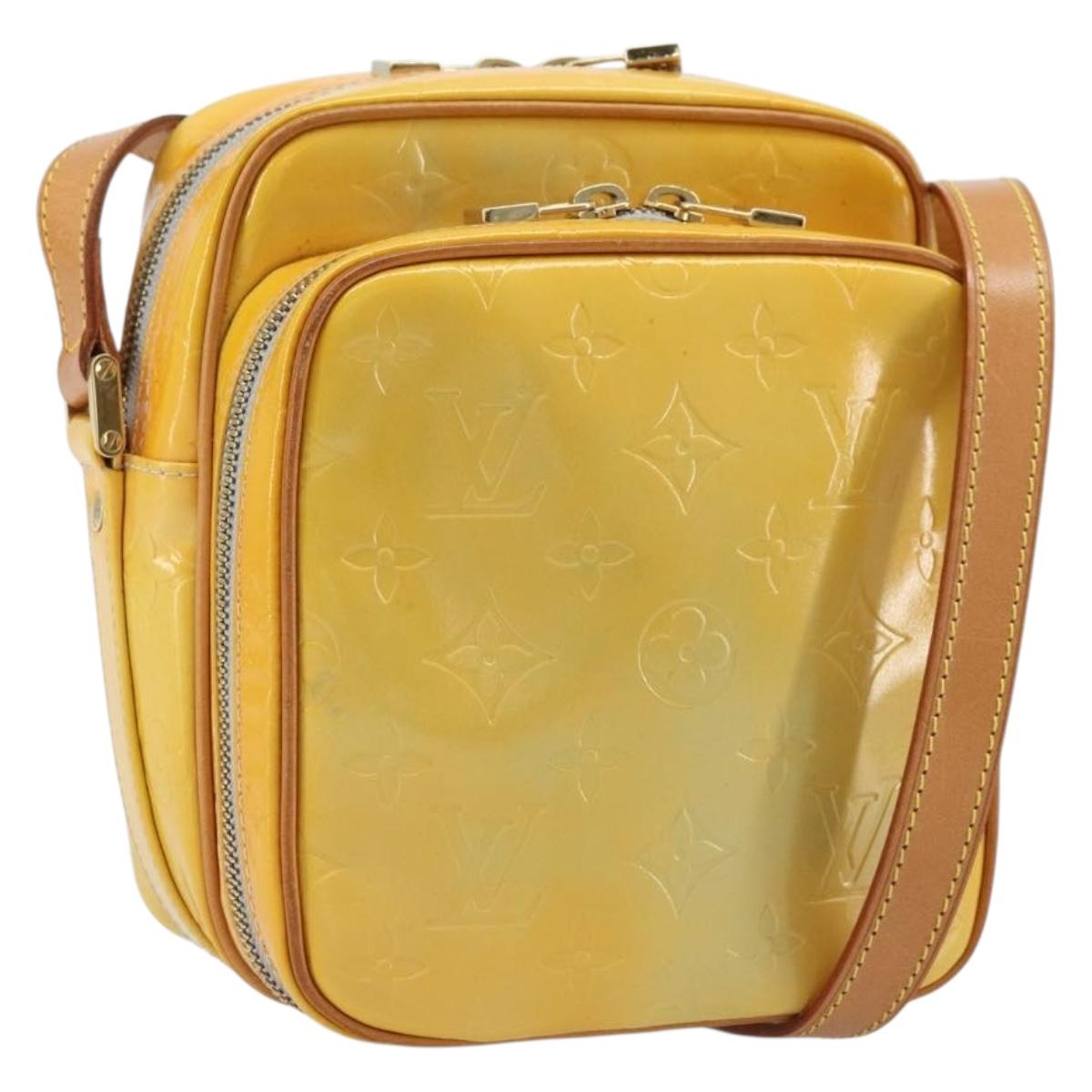 LOUIS VUITTON Monogram Vernis Wooster Shoulder Bag Gris M91036 LV Auth ep13555