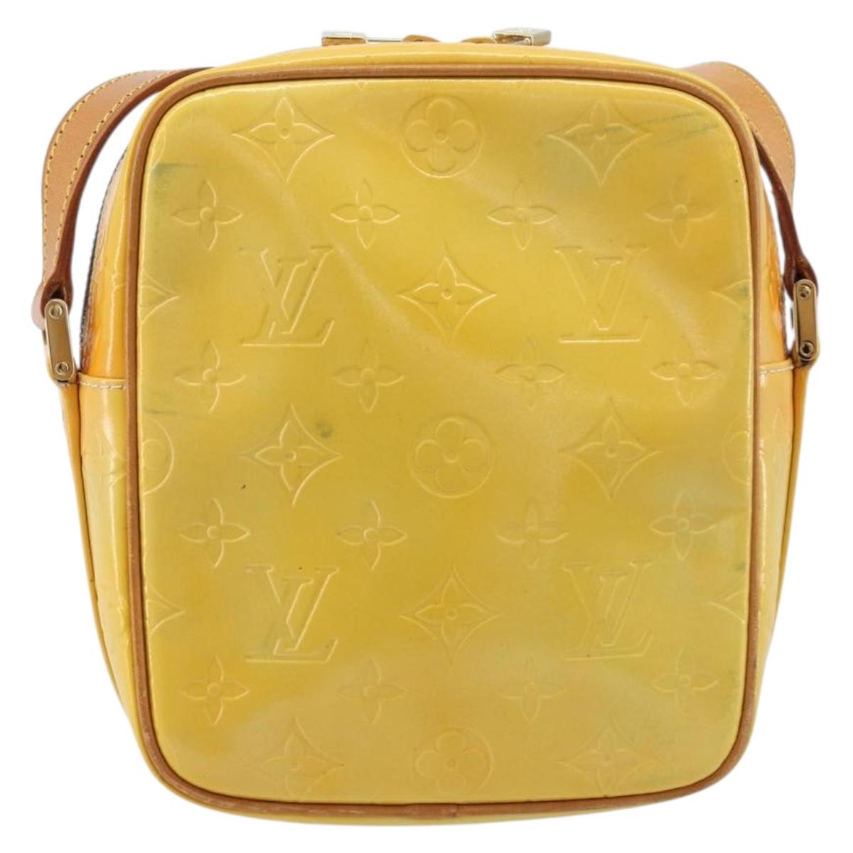 LOUIS VUITTON Monogram Vernis Wooster Shoulder Bag Gris M91036 LV Auth ep13555