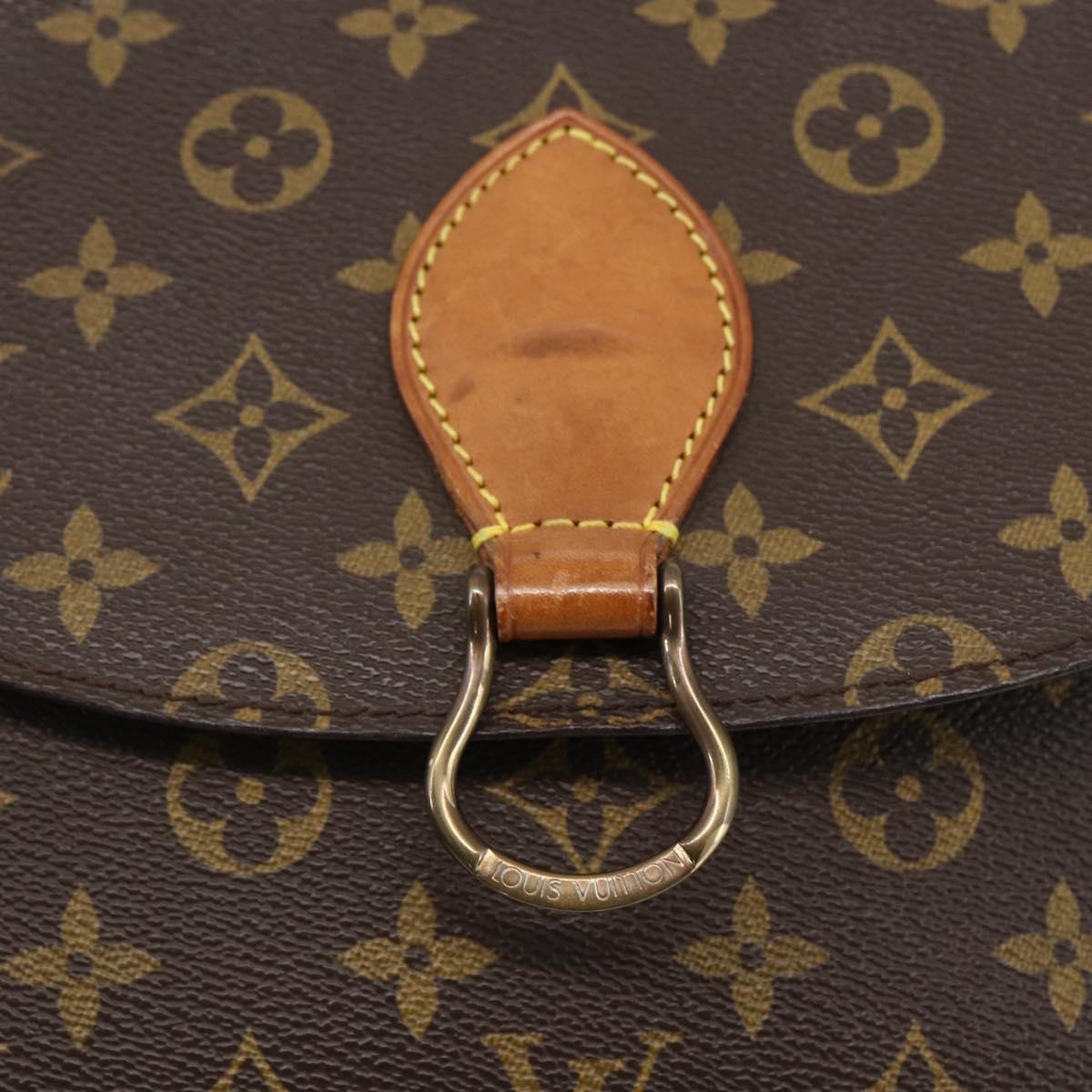 LOUIS VUITTON Monogram Saint Cloud GM Shoulder Bag M51242 LV Auth ep13561