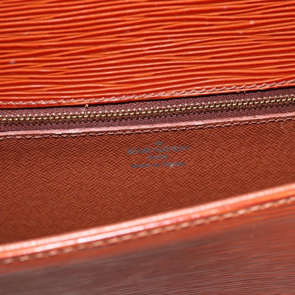 LOUIS VUITTON Epi Saint Cloud GM Shoulder Bag Brown M52193 LV Auth ep13585