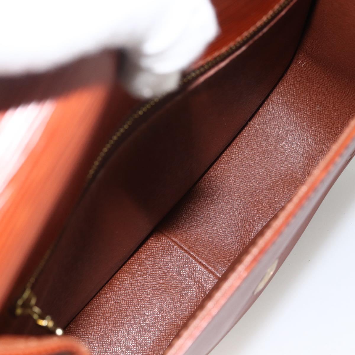 LOUIS VUITTON Epi Saint Cloud GM Shoulder Bag Brown M52193 LV Auth ep13585