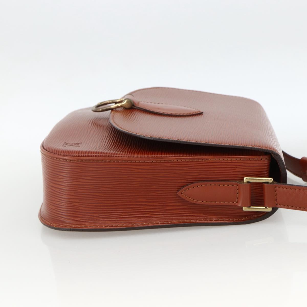 LOUIS VUITTON Epi Saint Cloud GM Shoulder Bag Brown M52193 LV Auth ep13585