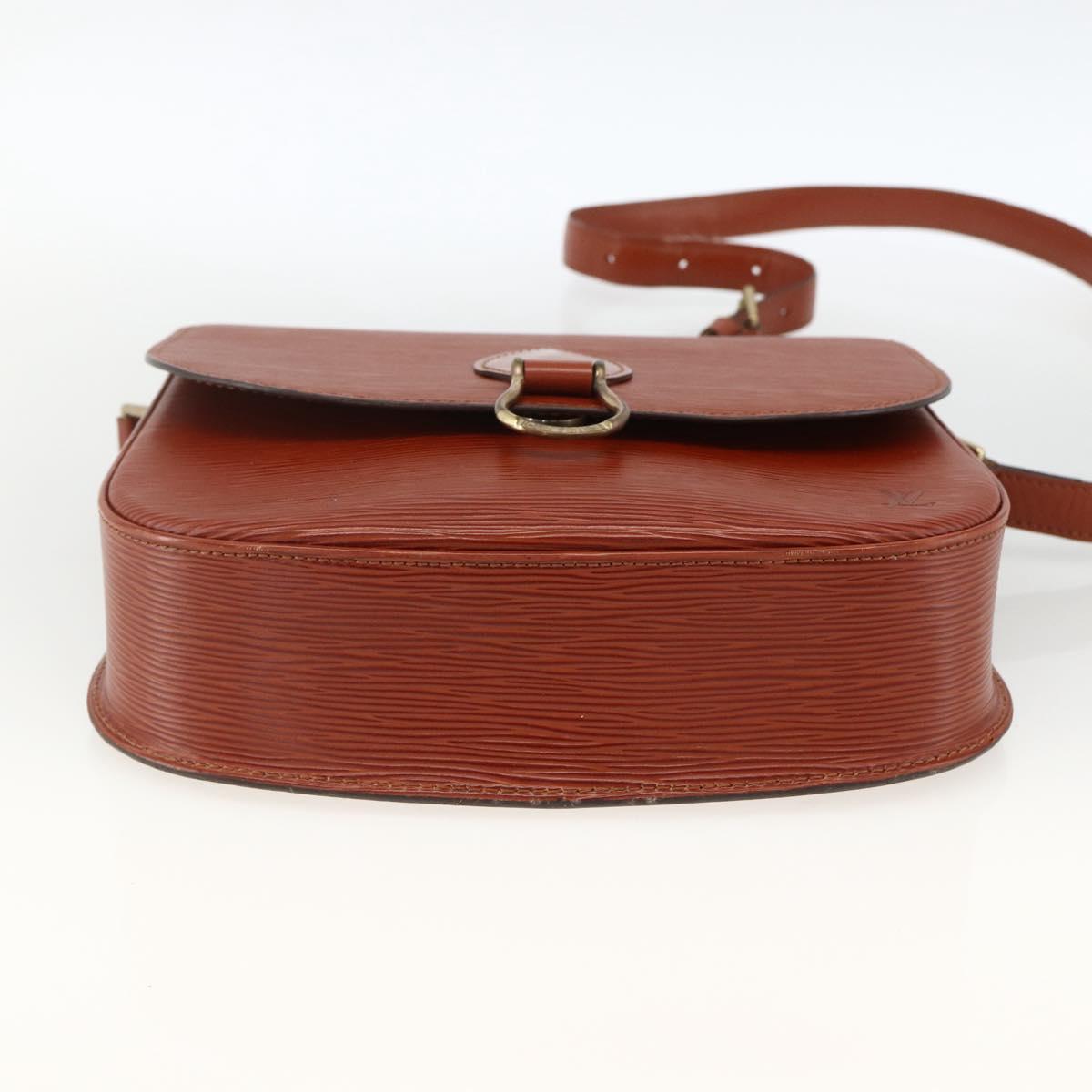 LOUIS VUITTON Epi Saint Cloud GM Shoulder Bag Brown M52193 LV Auth ep13585