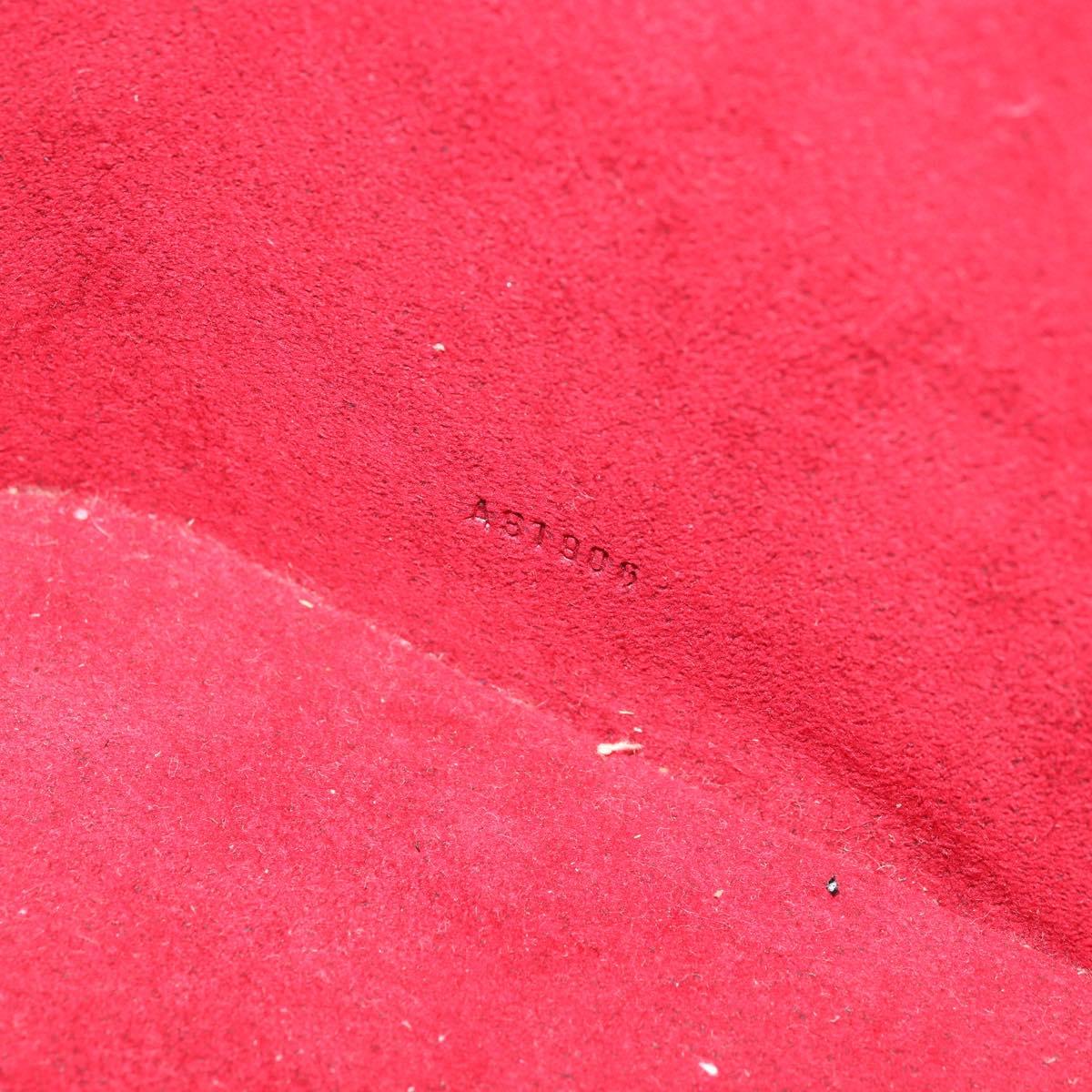 LOUIS VUITTON Epi Cannes Hand Bag Red M48037 LV Auth ep13594