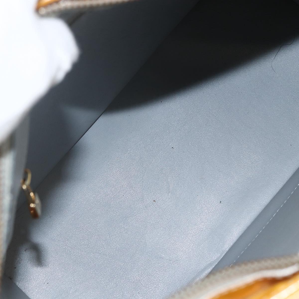 LOUIS VUITTON Monogram Vernis Houston Hand Bag Gris M91053 LV Auth ep13603