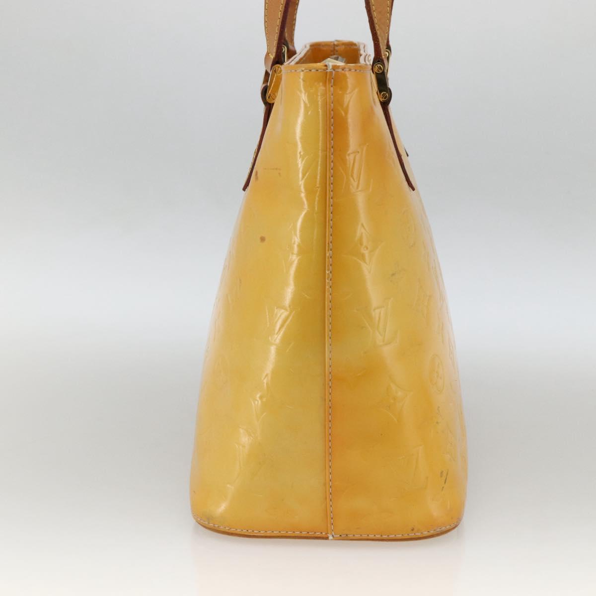LOUIS VUITTON Monogram Vernis Houston Hand Bag Gris M91053 LV Auth ep13603
