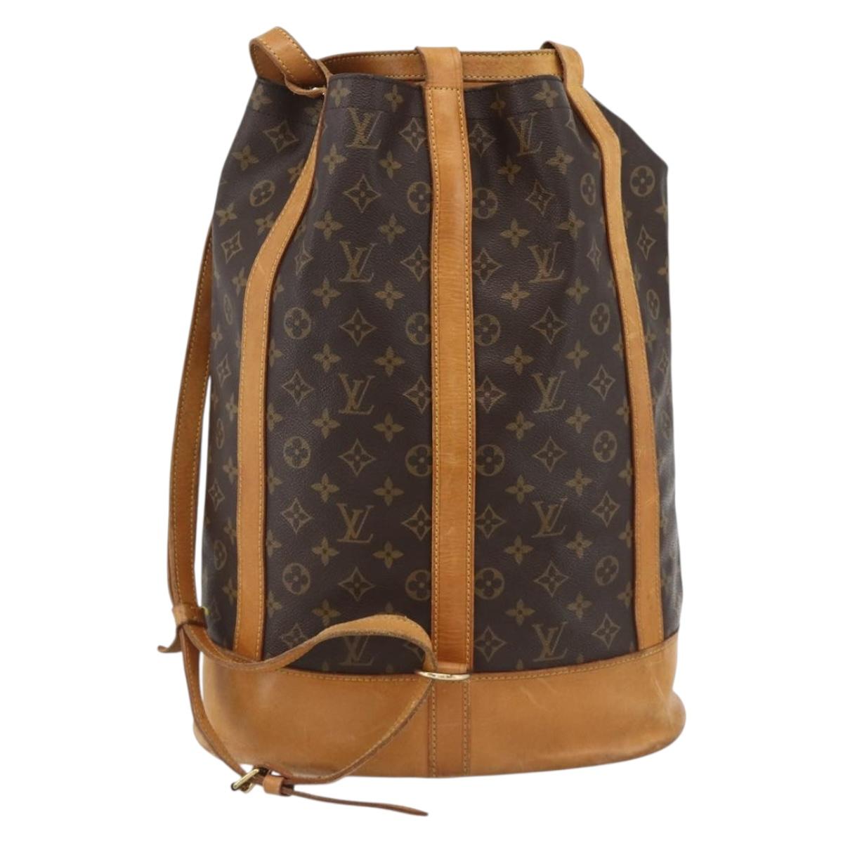 LOUIS VUITTON Monogram Randonnee GM Shoulder Bag M42244 LV Auth ep13606