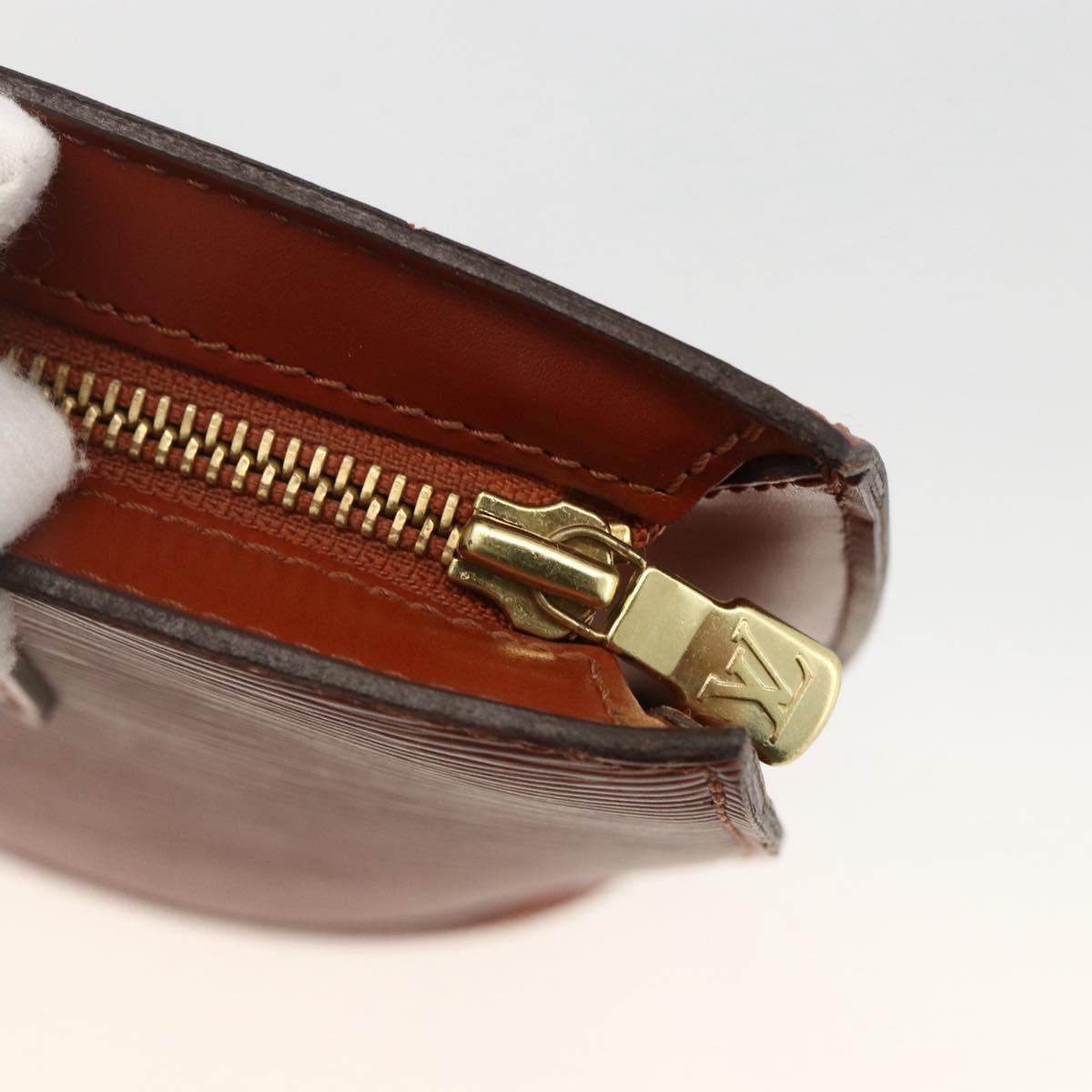 LOUIS VUITTON Epi Saint Jacques Hand Bag Brown M52263 LV Auth ep13637