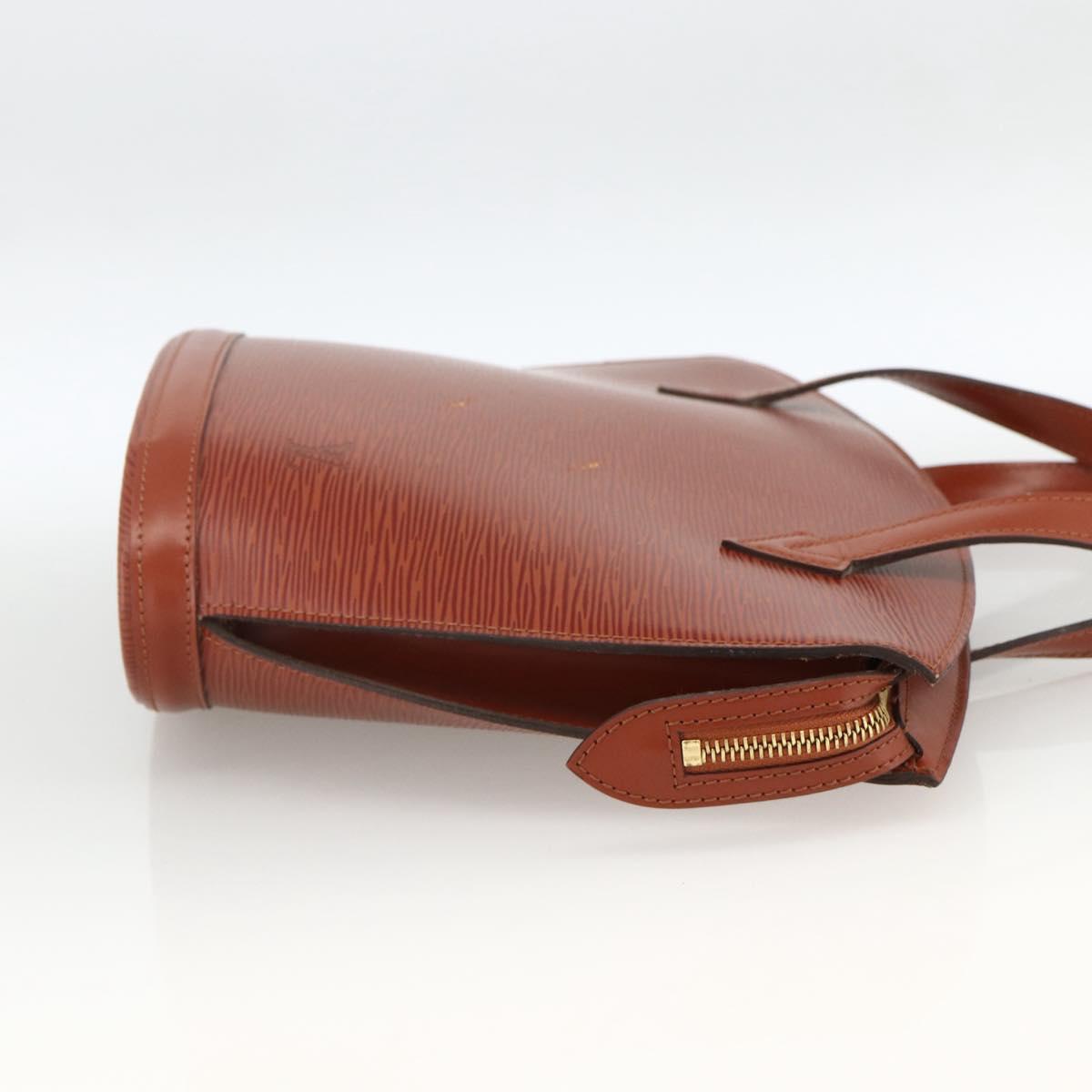 LOUIS VUITTON Epi Saint Jacques Hand Bag Brown M52263 LV Auth ep13637