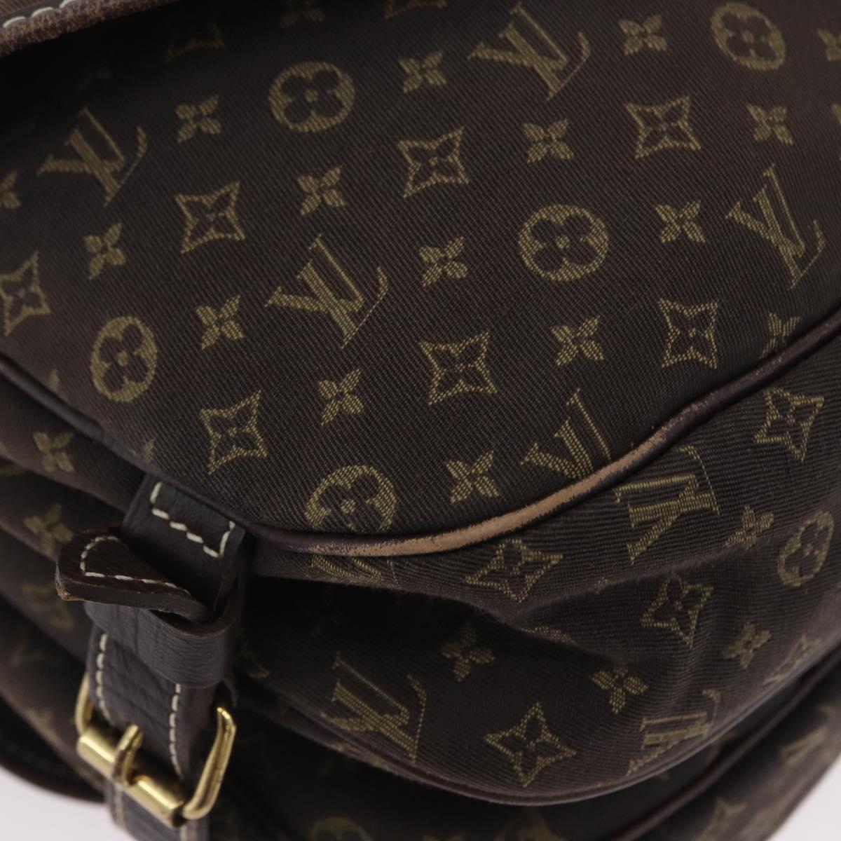 LOUIS VUITTON Monogram Idylle Saumur PM Shoulder Bag Brown M95227 Auth ep13645
