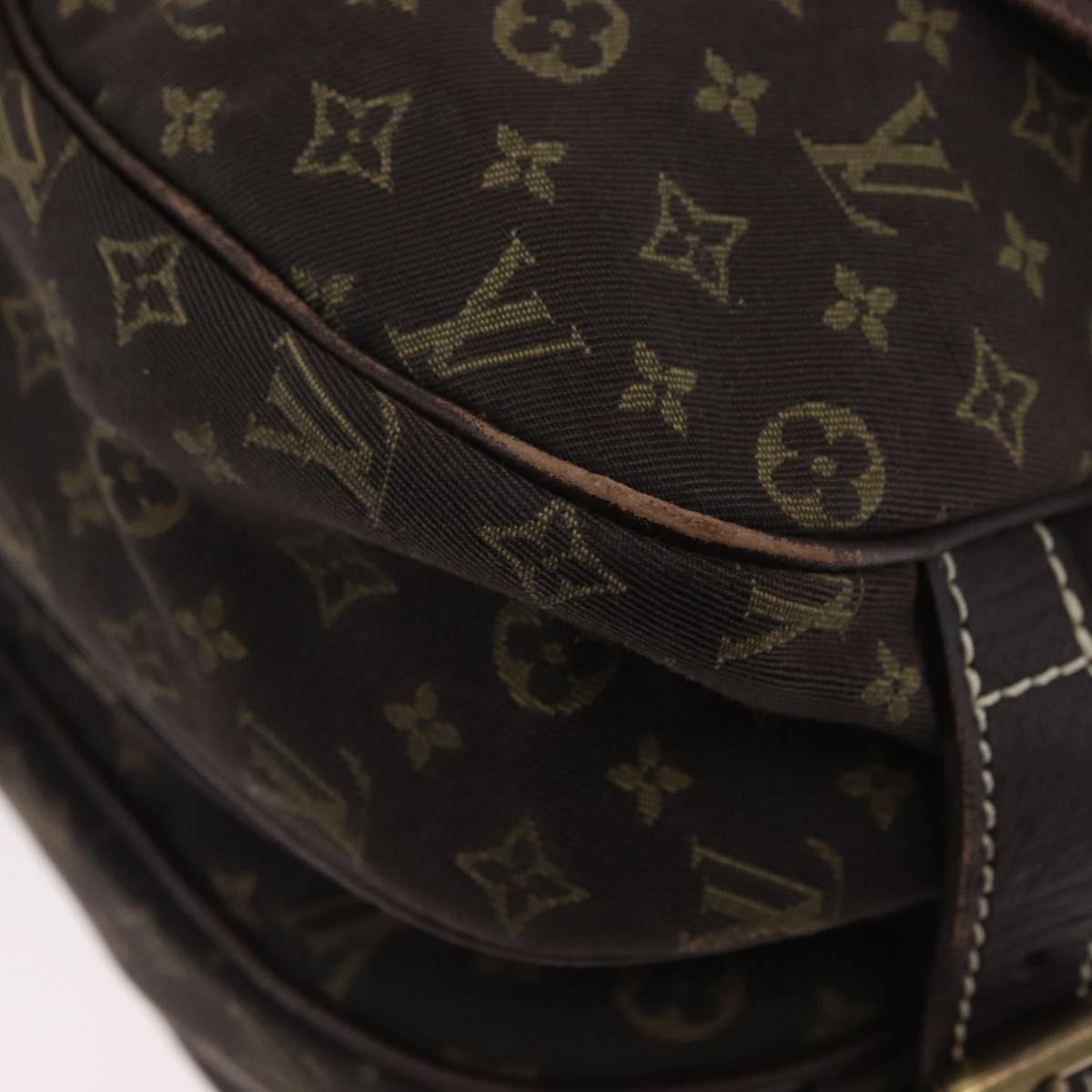 LOUIS VUITTON Monogram Idylle Saumur PM Shoulder Bag Brown M95227 Auth ep13645