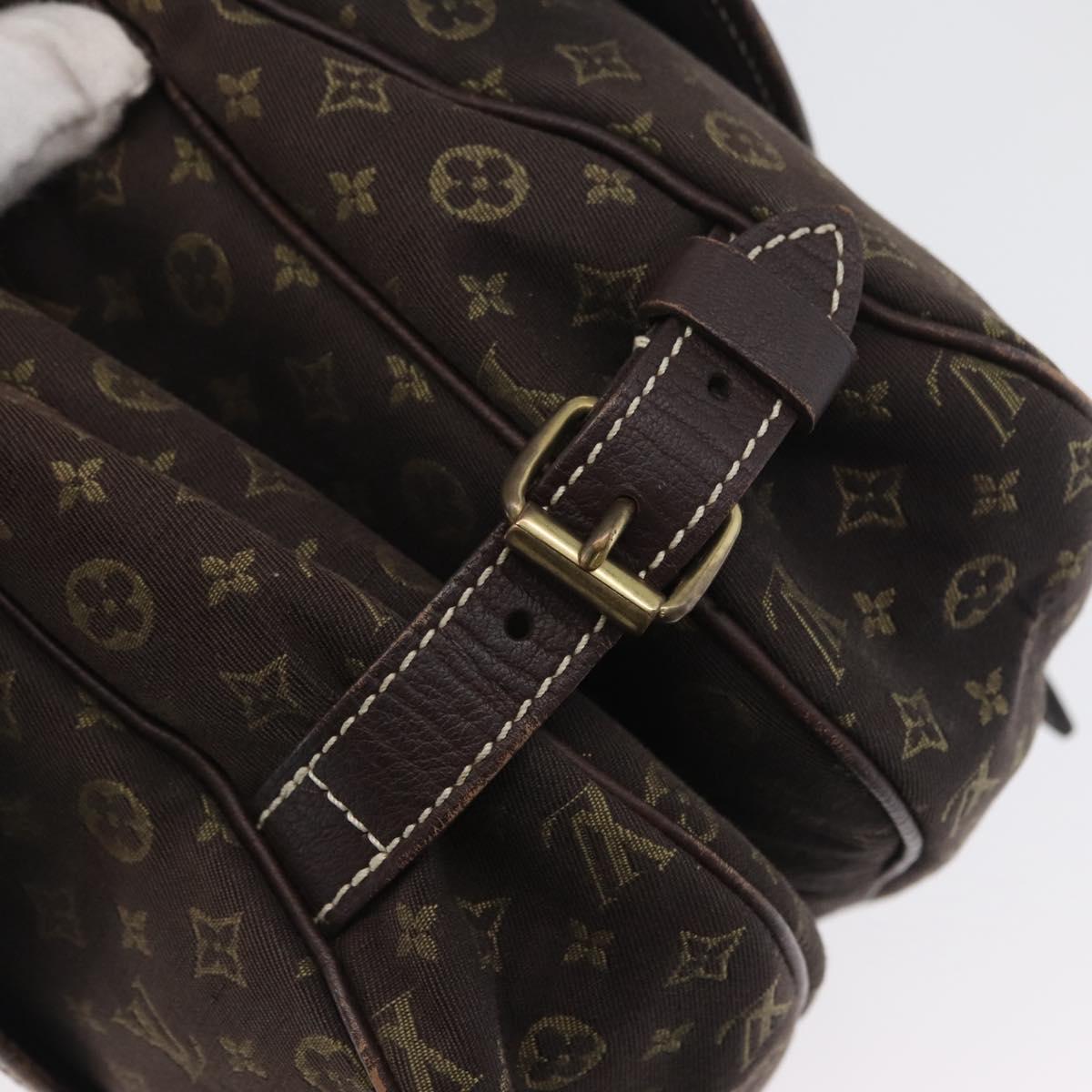 LOUIS VUITTON Monogram Idylle Saumur PM Shoulder Bag Brown M95227 Auth ep13645