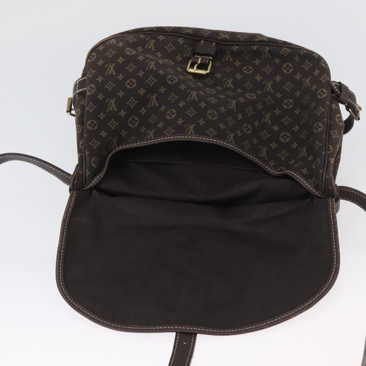 LOUIS VUITTON Monogram Idylle Saumur PM Shoulder Bag Brown M95227 Auth ep13645