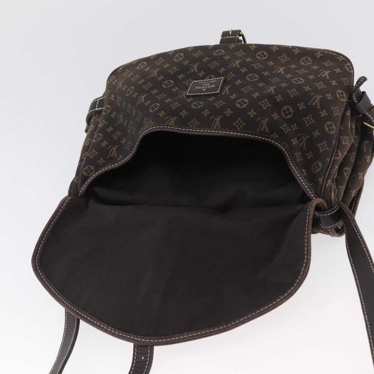 LOUIS VUITTON Monogram Idylle Saumur PM Shoulder Bag Brown M95227 Auth ep13645
