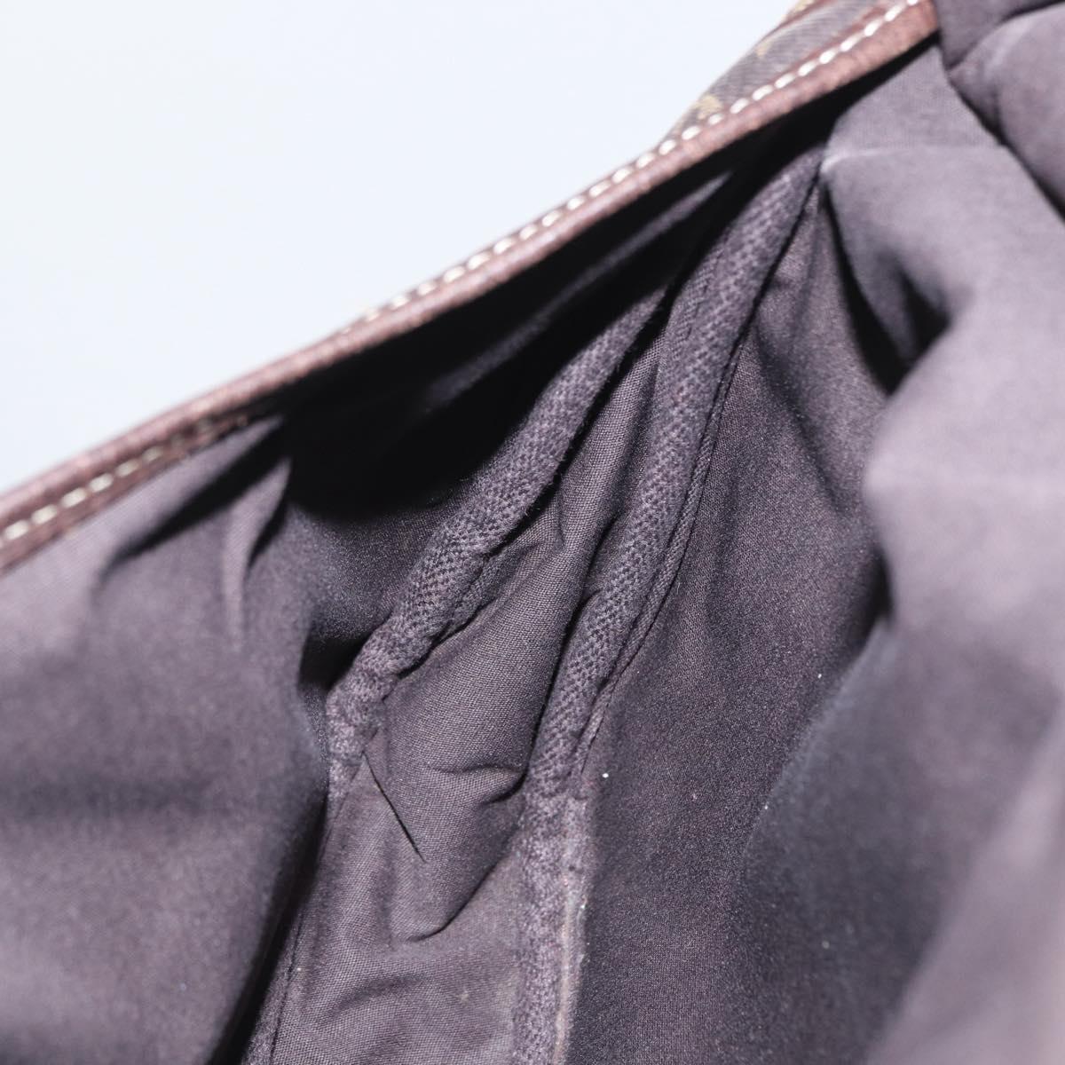 LOUIS VUITTON Monogram Idylle Saumur PM Shoulder Bag Brown M95227 Auth ep13645