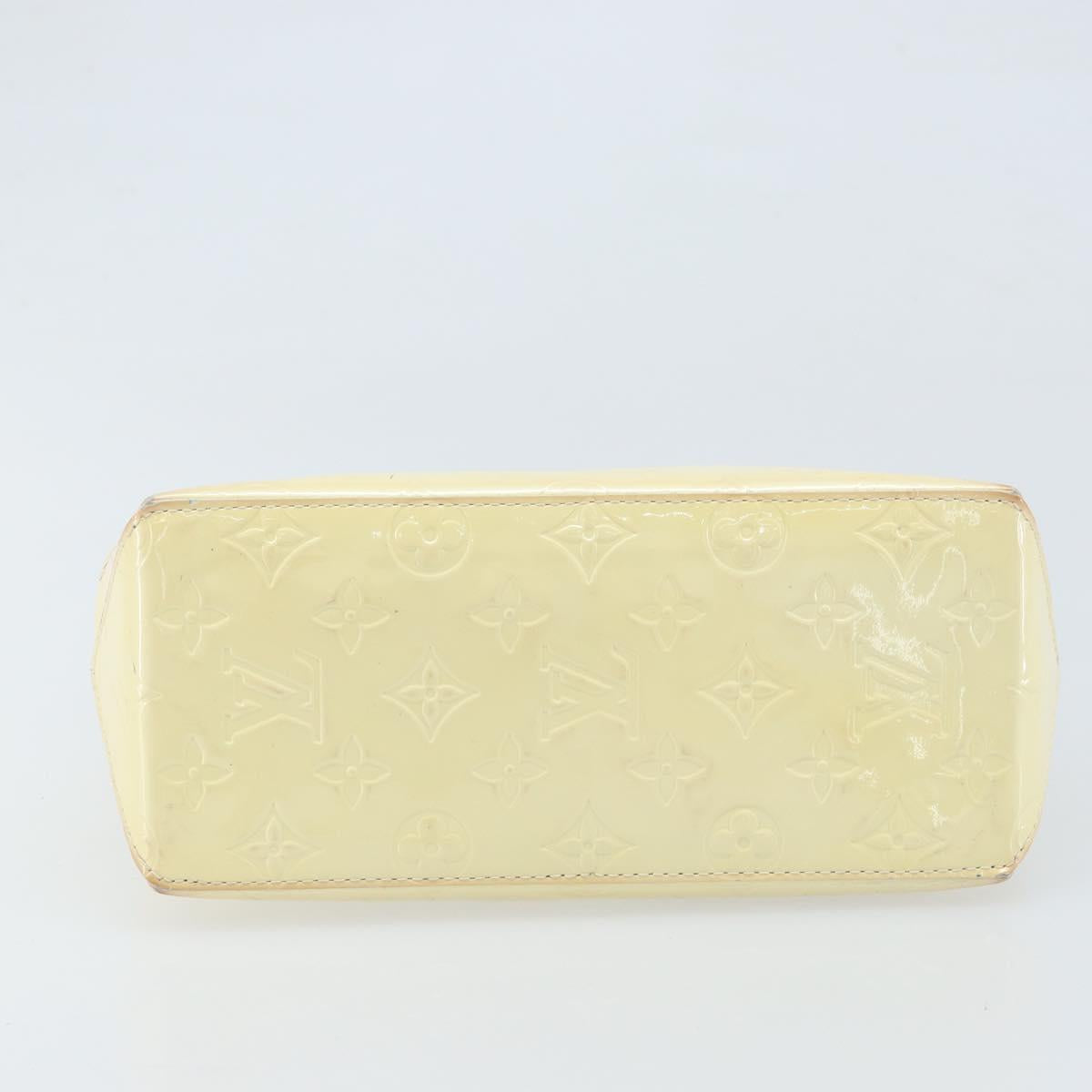 LOUIS VUITTON Monogram Vernis Reade PM Hand Bag Perle M91336 LV Auth ep13659