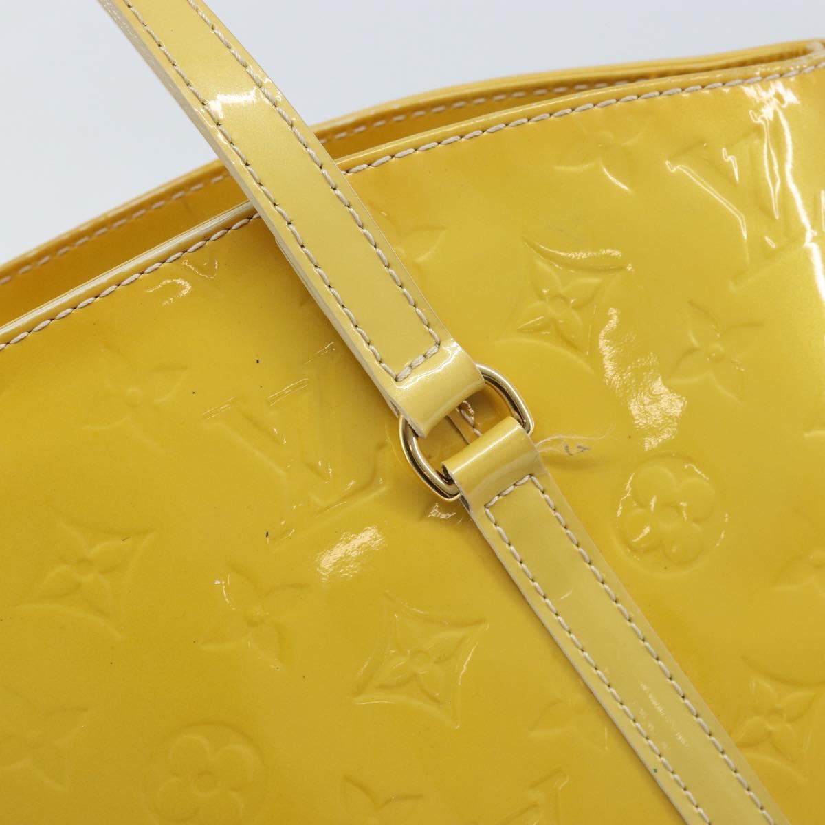 LOUIS VUITTON Monogram Vernis Avalon MM Tote Bag Broncorail M91743 Auth ep13662