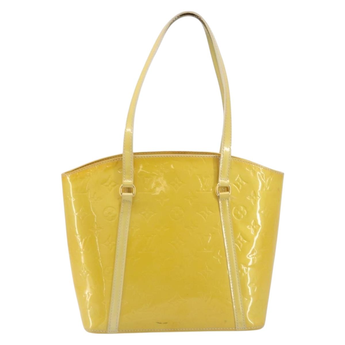 LOUIS VUITTON Monogram Vernis Avalon MM Tote Bag Broncorail M91743 Auth ep13662