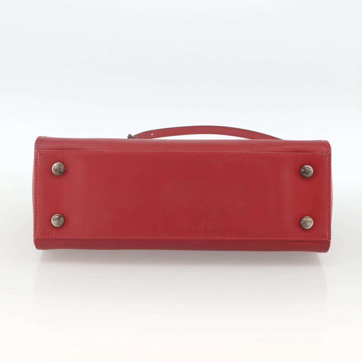 LOUIS VUITTON Epi Blair MM Hand Bag 2way Red Car Mine M4030E LV Auth ep13668