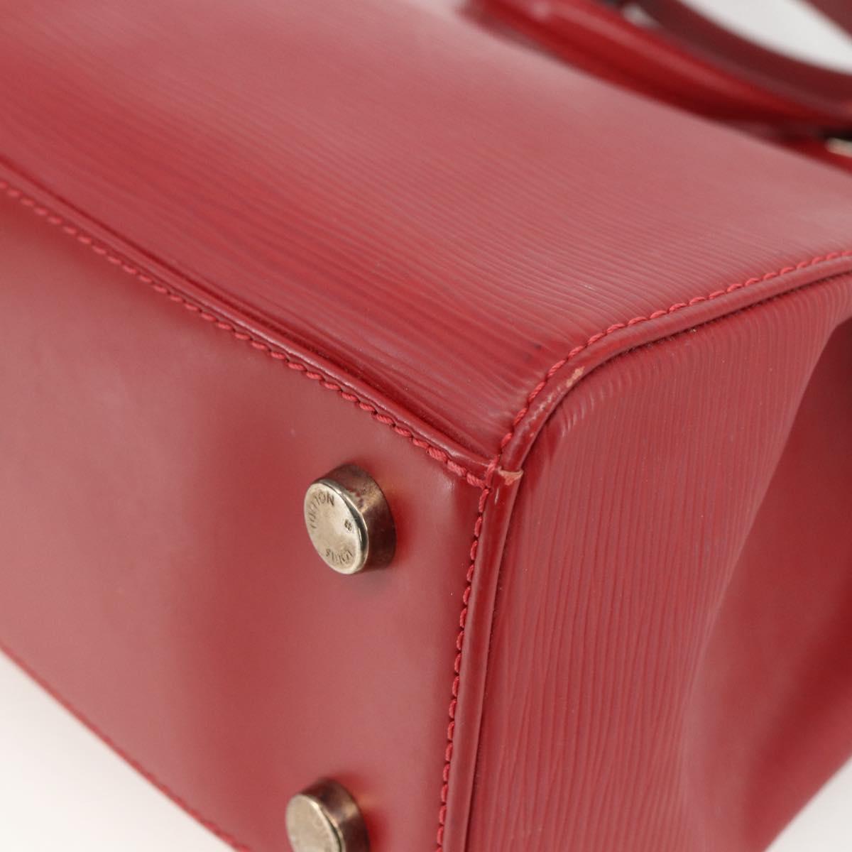 LOUIS VUITTON Epi Blair MM Hand Bag 2way Red Car Mine M4030E LV Auth ep13668