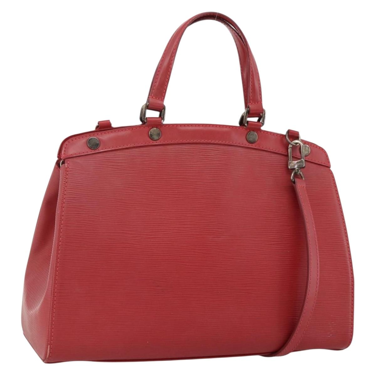 LOUIS VUITTON Epi Blair MM Hand Bag 2way Red Car Mine M4030E LV Auth ep13668