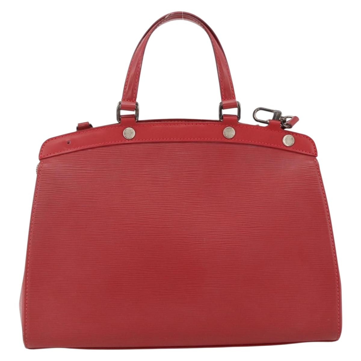 LOUIS VUITTON Epi Blair MM Hand Bag 2way Red Car Mine M4030E LV Auth ep13668