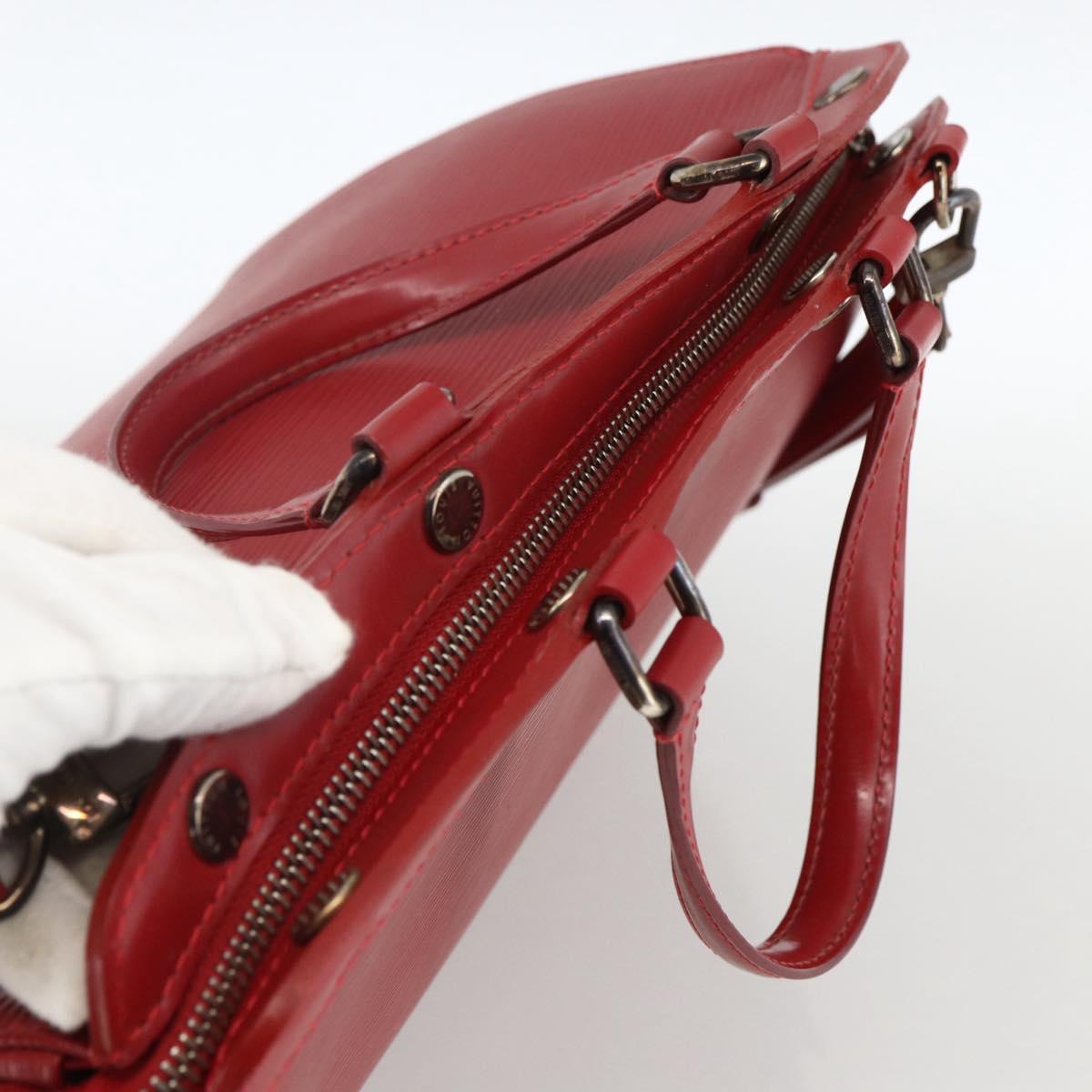 LOUIS VUITTON Epi Blair MM Hand Bag 2way Red Car Mine M4030E LV Auth ep13668