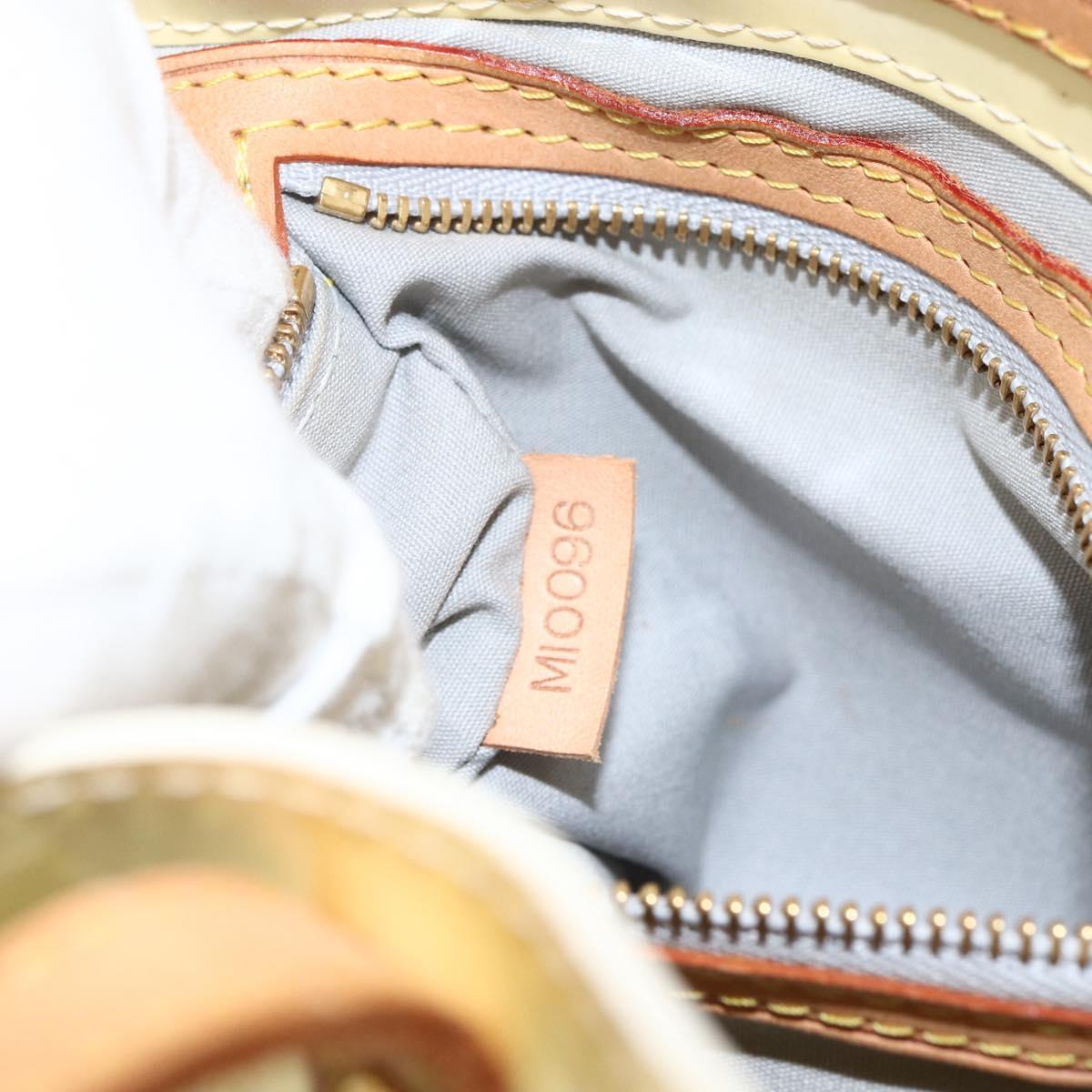 LOUIS VUITTON Monogram Vernis Reade PM Hand Bag Perle M91336 LV Auth ep13671