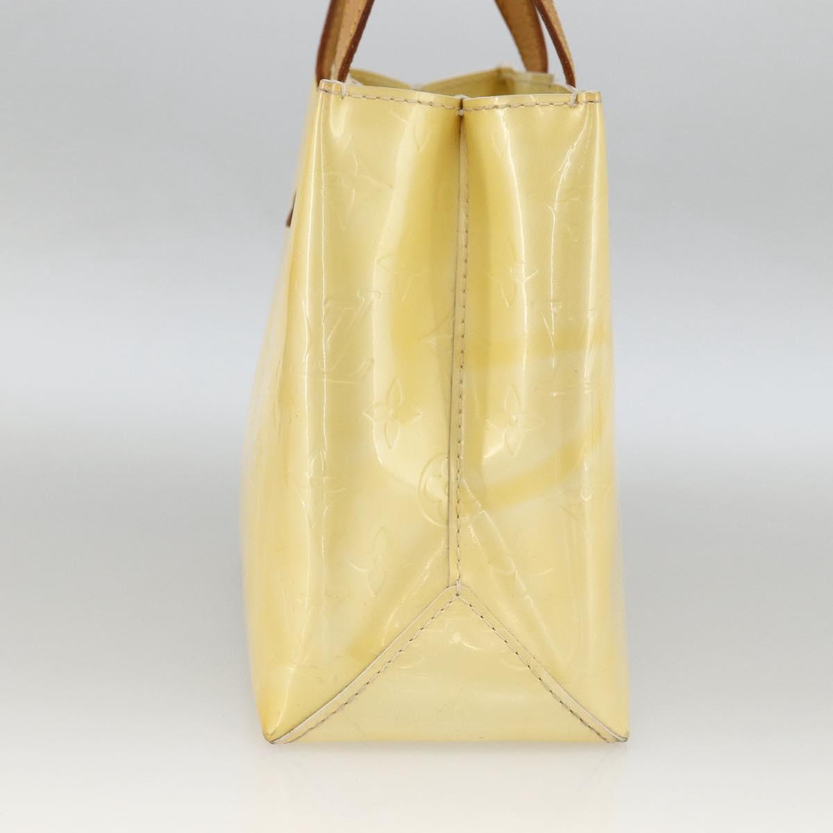 LOUIS VUITTON Monogram Vernis Reade PM Hand Bag Perle M91336 LV Auth ep13671
