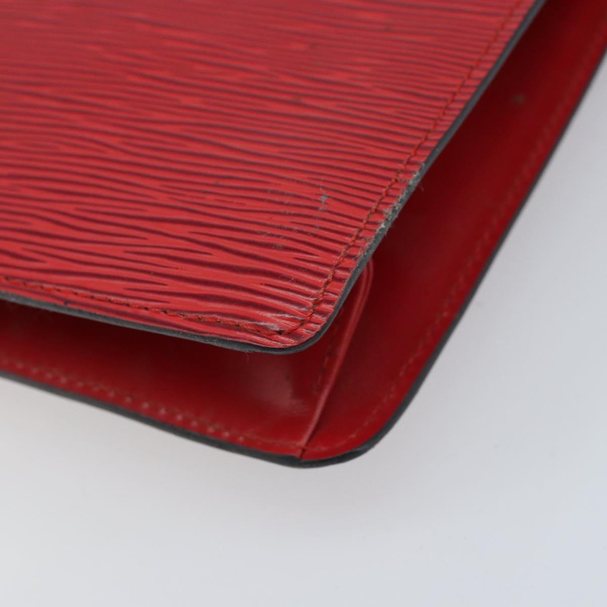LOUIS VUITTON Epi Monceau 28 Hand Bag Red M40783 LV Auth ep13676