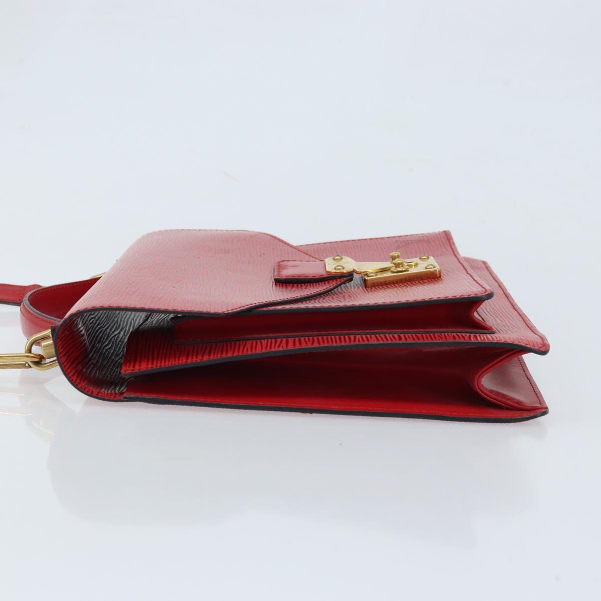 LOUIS VUITTON Epi Monceau 28 Hand Bag Red M40783 LV Auth ep13676