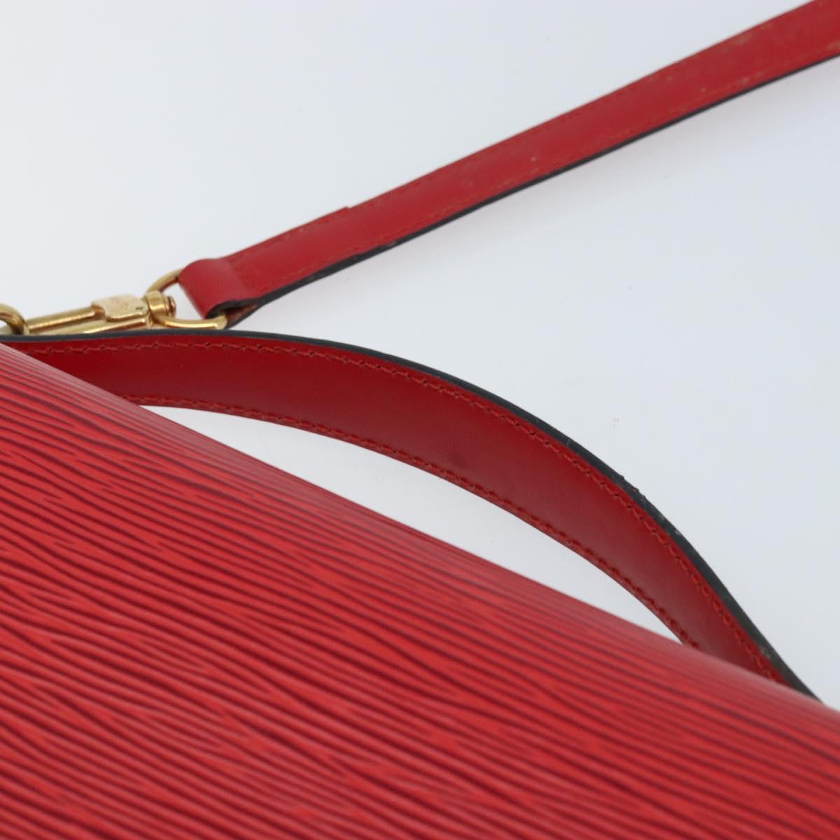 LOUIS VUITTON Epi Monceau 28 Hand Bag Red M40783 LV Auth ep13676