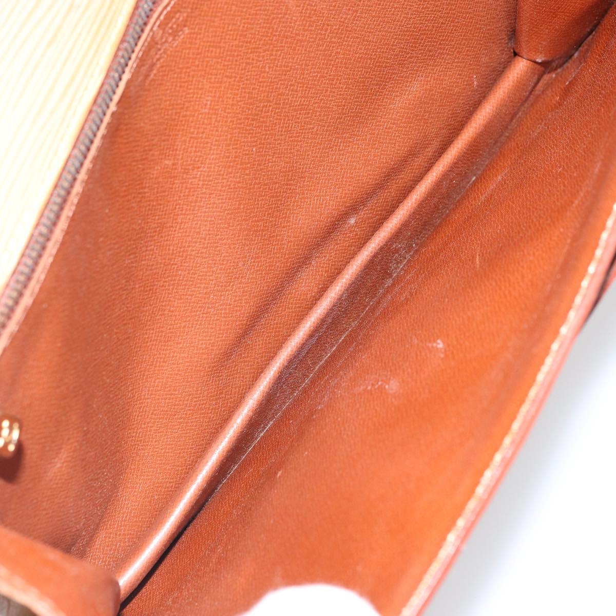 LOUIS VUITTON Epi Serie Dragonne Hand Bag Beige LV Auth ep13677