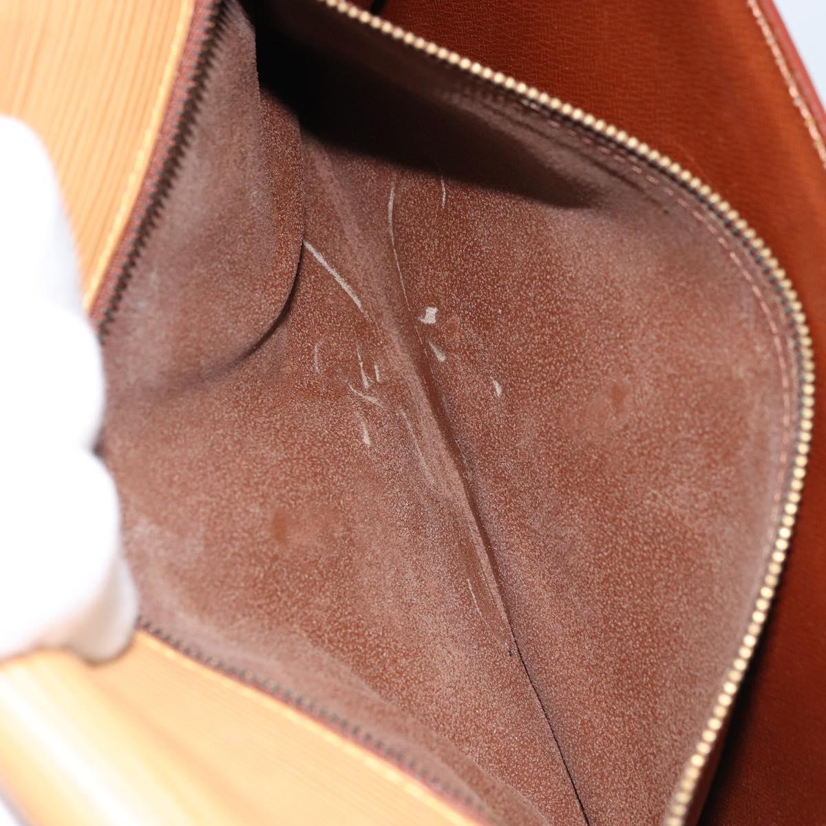LOUIS VUITTON Epi Serie Dragonne Hand Bag Beige LV Auth ep13677