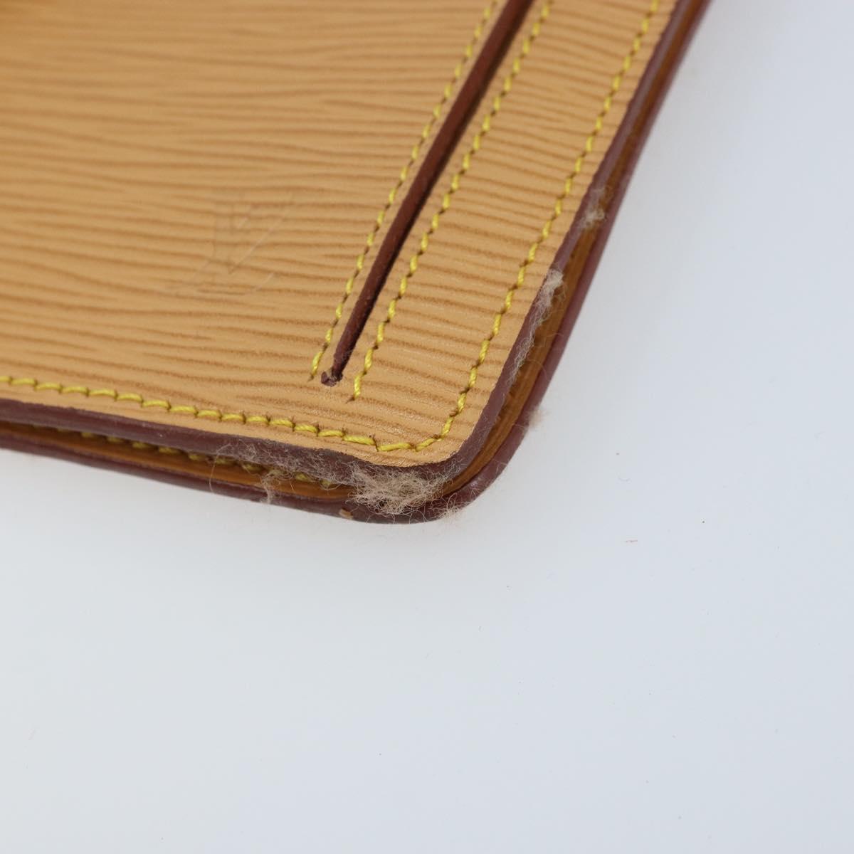 LOUIS VUITTON Epi Serie Dragonne Hand Bag Beige LV Auth ep13677