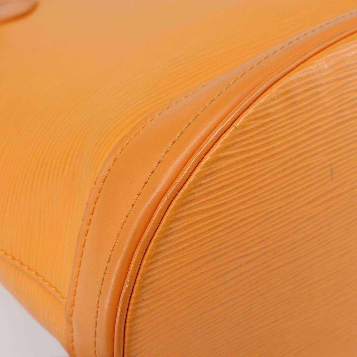 LOUIS VUITTON Epi Bucket PM Shoulder Bag Orange Mandarin M5899H LV Auth ep13679