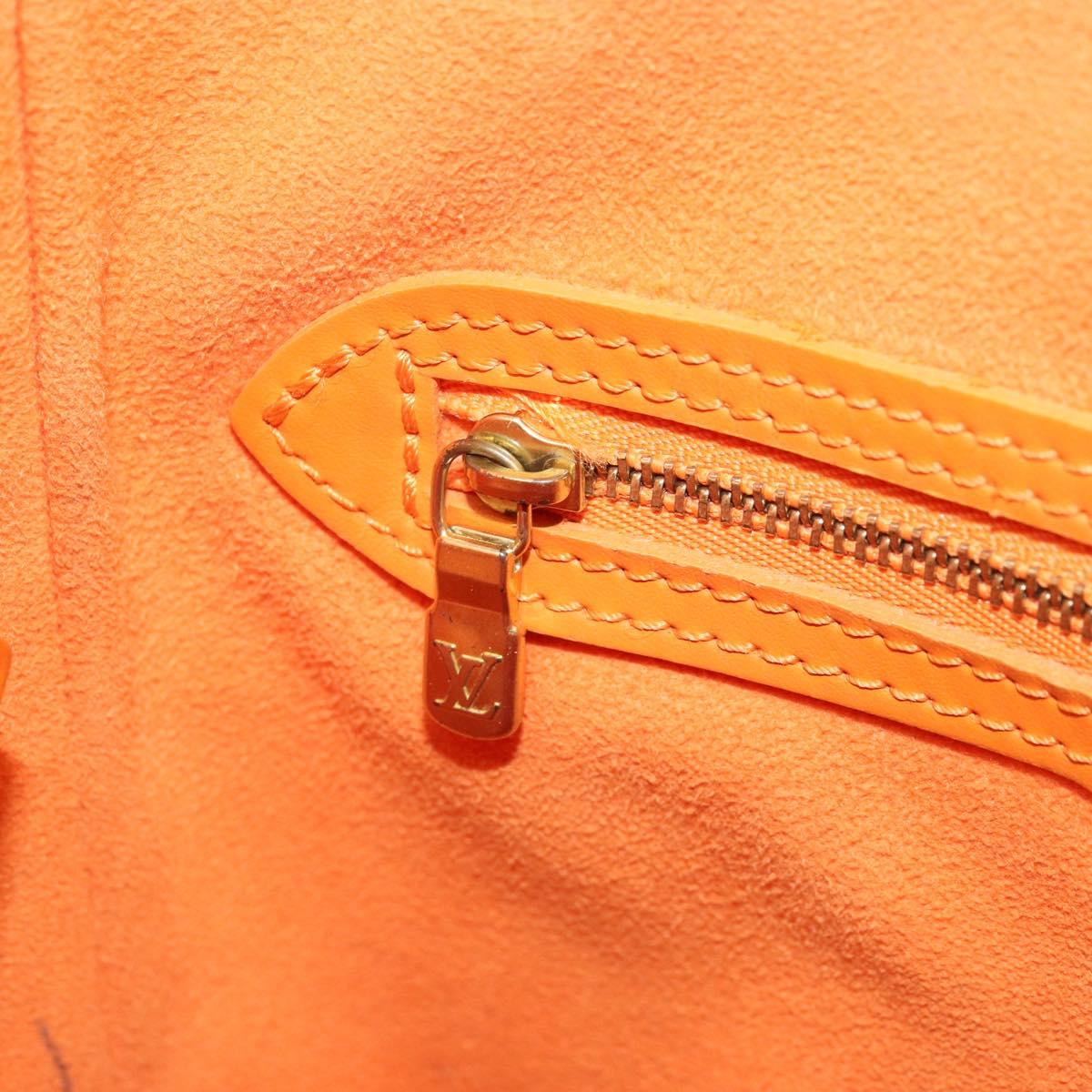 LOUIS VUITTON Epi Bucket PM Shoulder Bag Orange Mandarin M5899H LV Auth ep13679