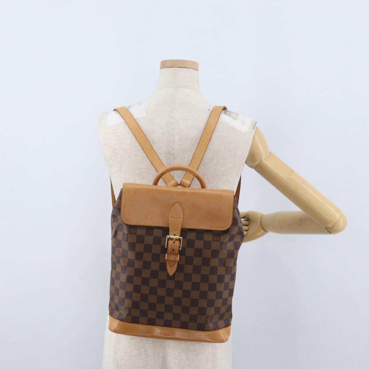 LOUIS VUITTON Damier Ebene Arlucan Backpack N99038 LV Auth ep13680