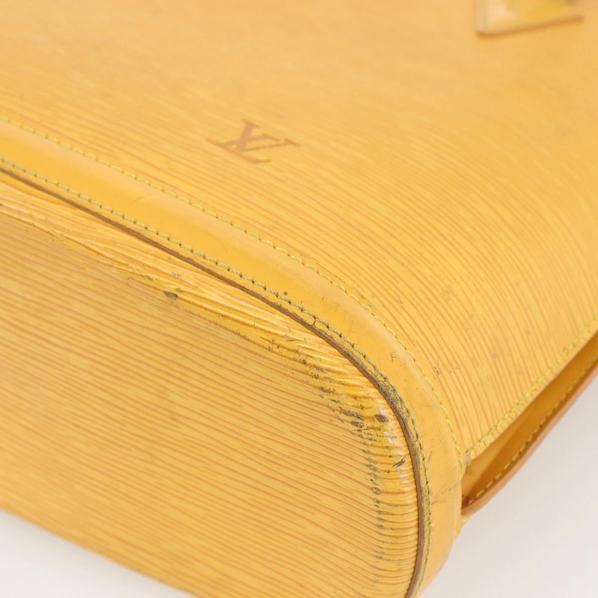 LOUIS VUITTON Epi Lussac Shoulder Bag Yellow M52289 LV Auth ep13684
