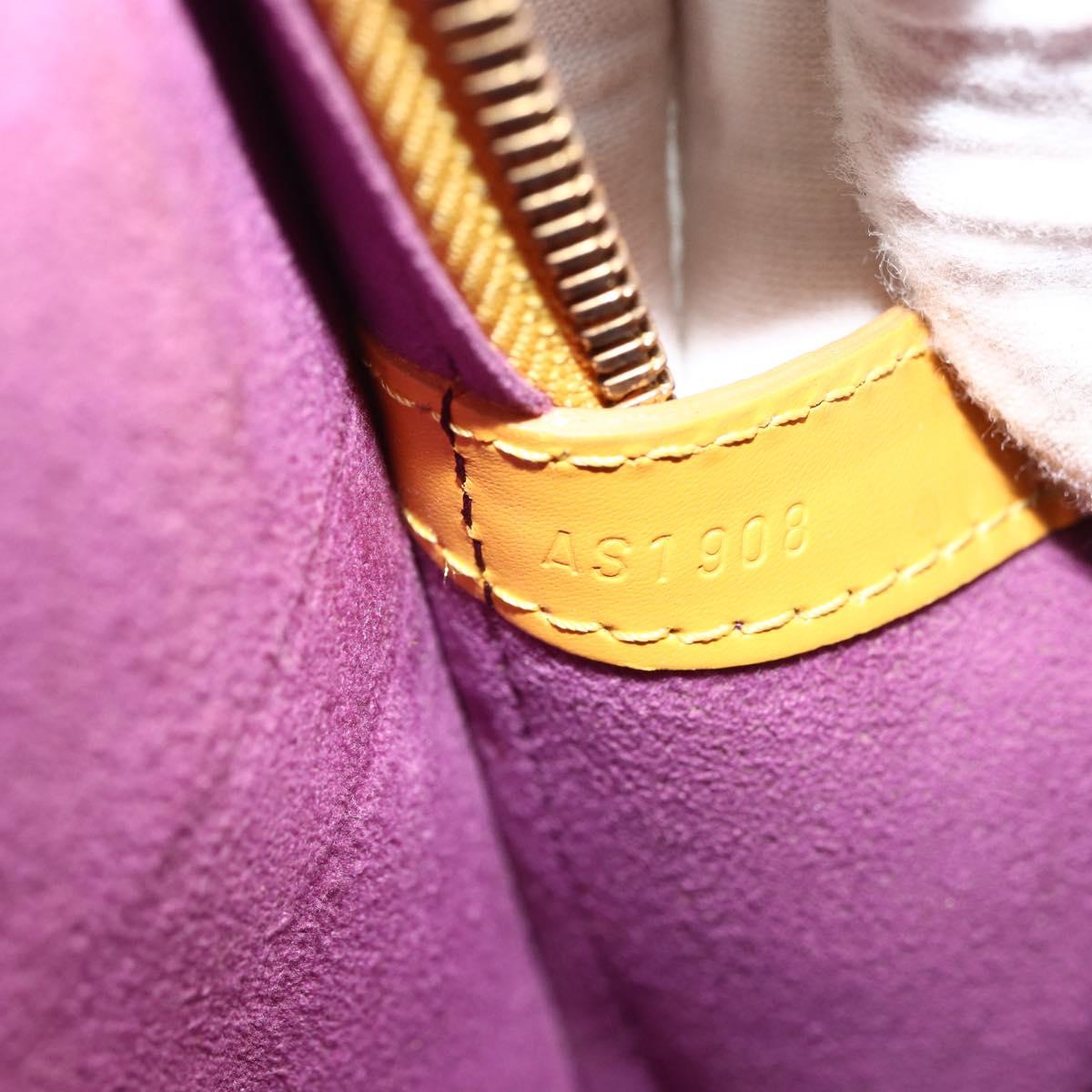 LOUIS VUITTON Epi Lussac Shoulder Bag Yellow M52289 LV Auth ep13684