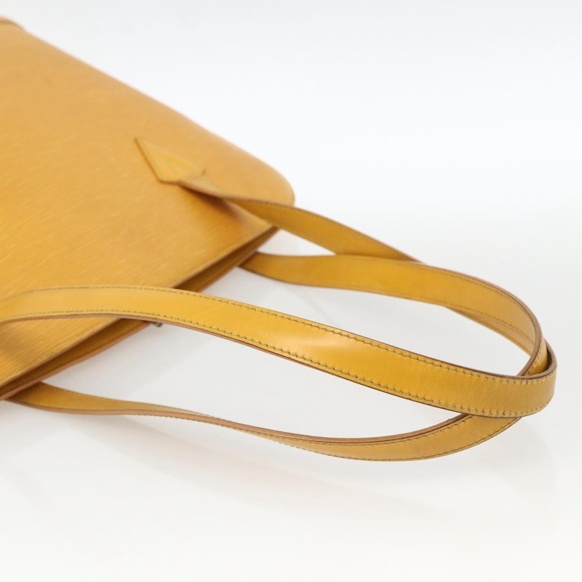 LOUIS VUITTON Epi Lussac Shoulder Bag Yellow M52289 LV Auth ep13684