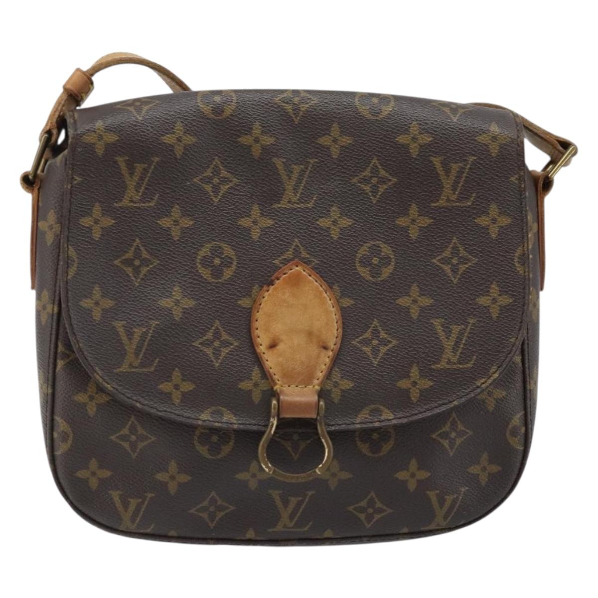 LOUIS VUITTON Monogram Saint Cloud GM Shoulder Bag M51242 LV Auth ep13695