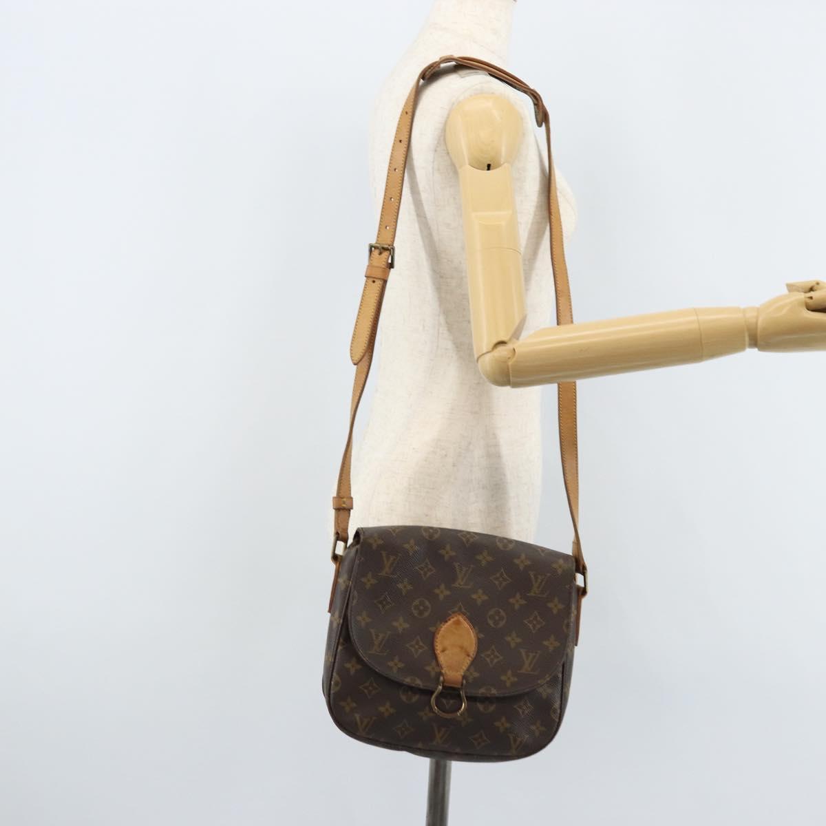 LOUIS VUITTON Monogram Saint Cloud GM Shoulder Bag M51242 LV Auth ep13695