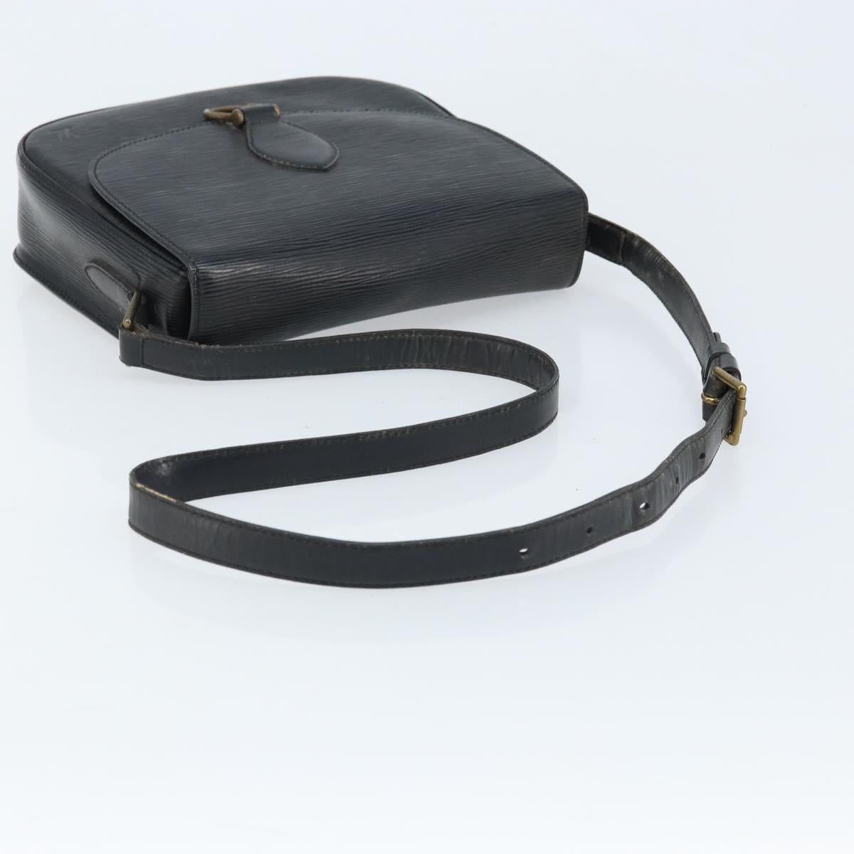 LOUIS VUITTON Epi Saint Cloud GM Shoulder Bag Black Noir M52192 LV Auth ep13697