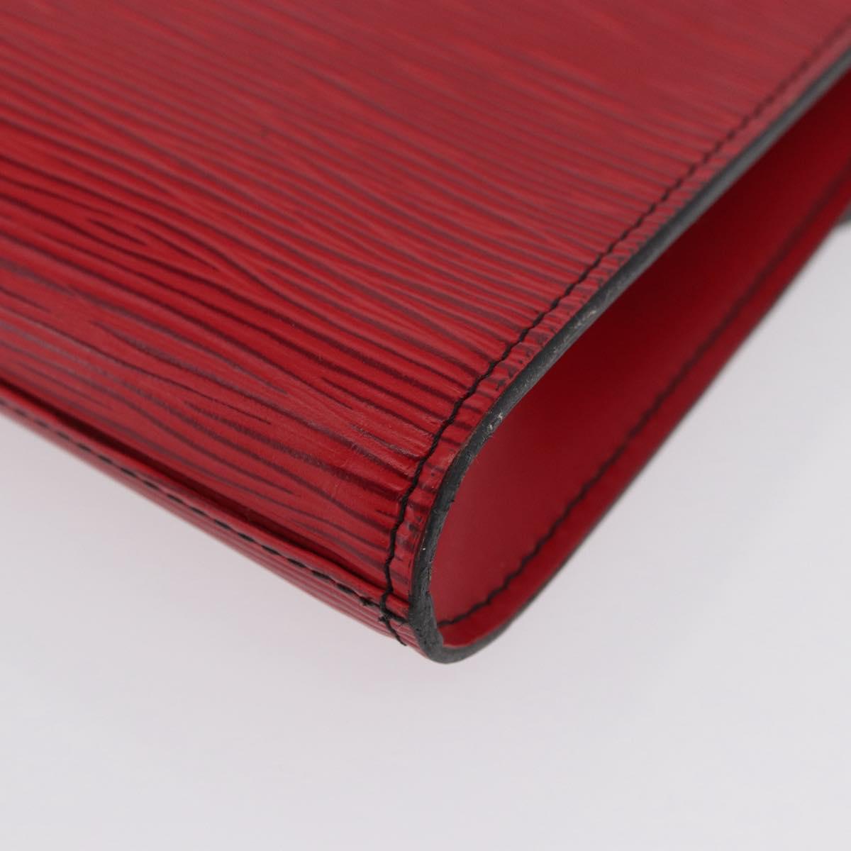 LOUIS VUITTON Epi Art Deco Clutch Bag Red M52637 LV Auth ep13698