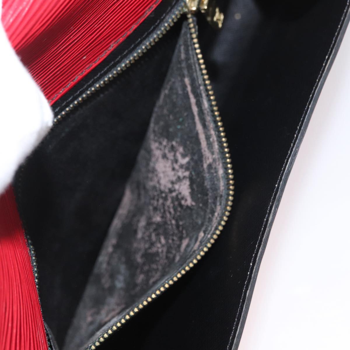 LOUIS VUITTON Epi Art Deco Clutch Bag Red M52637 LV Auth ep13698