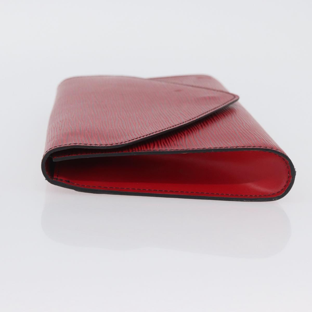 LOUIS VUITTON Epi Art Deco Clutch Bag Red M52637 LV Auth ep13698
