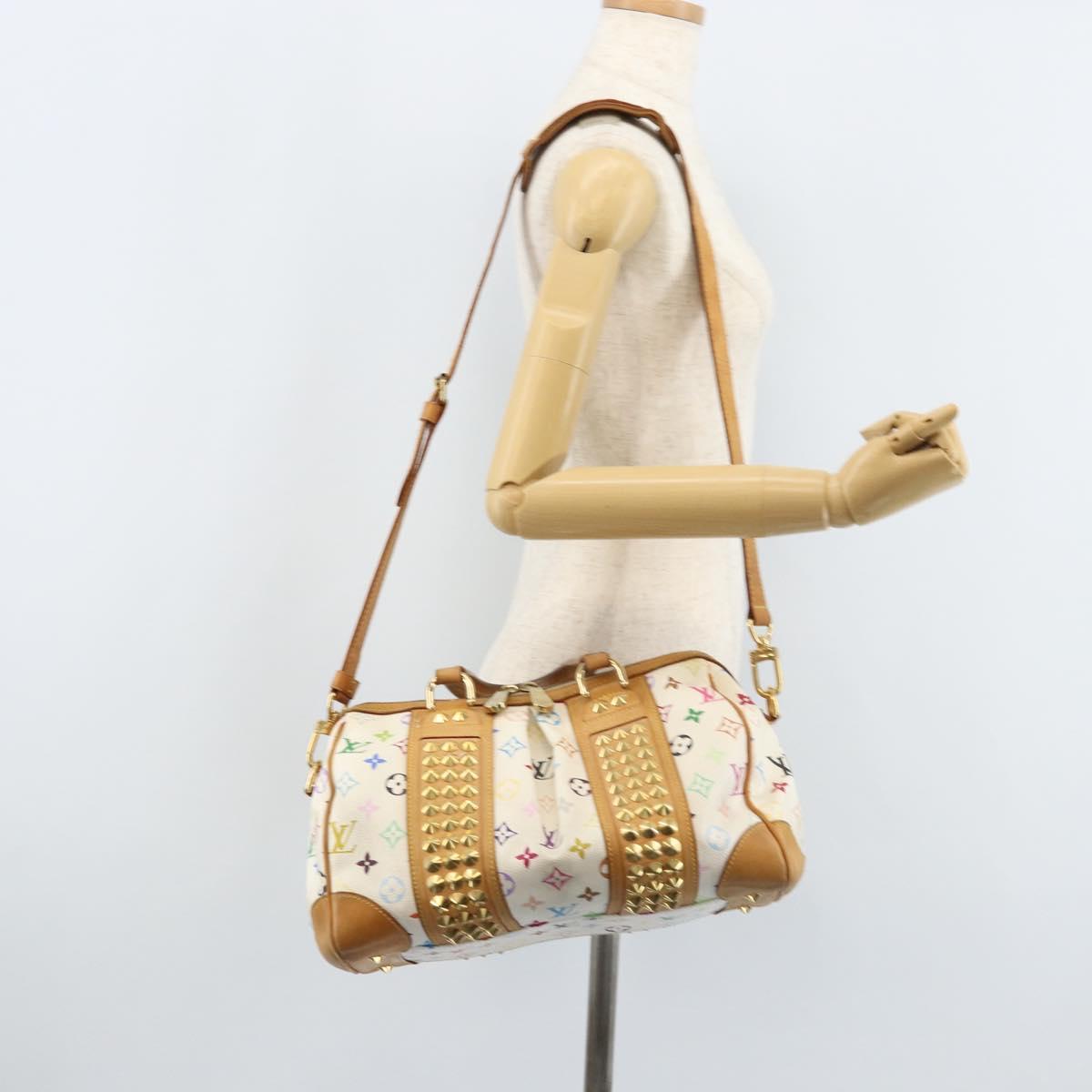 LOUIS VUITTON Monogram Multicolor Courtney MM Bag 2way M45641 Auth ep13704A