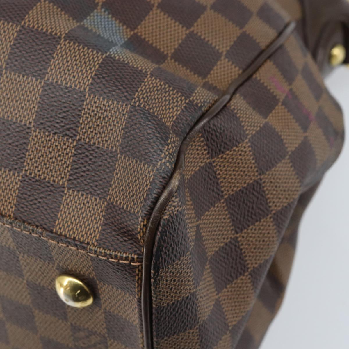 LOUIS VUITTON Damier Ebene Trevi GM Hand Bag 2way N51998 LV Auth ep13705